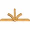 Ekena Millwork Redmond Rough Sawn Timber Gable Bracket, Western Red Cedar, 96"W x 56"H x 6"D x 6"F, 14/12 Pitch GBW096X56X0606RED00RWR - alternate 2